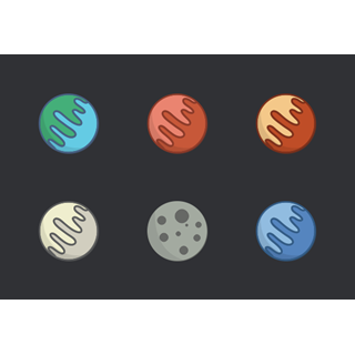 Planets icon packages