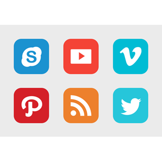 Social var 1 icon packages