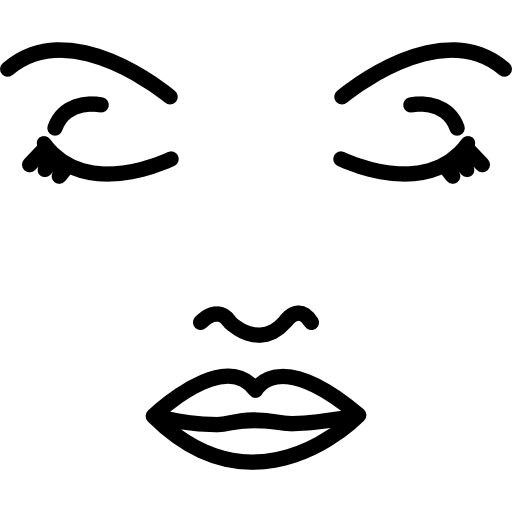Woman Face Line Drawing Png : Faces female face girl people woman
