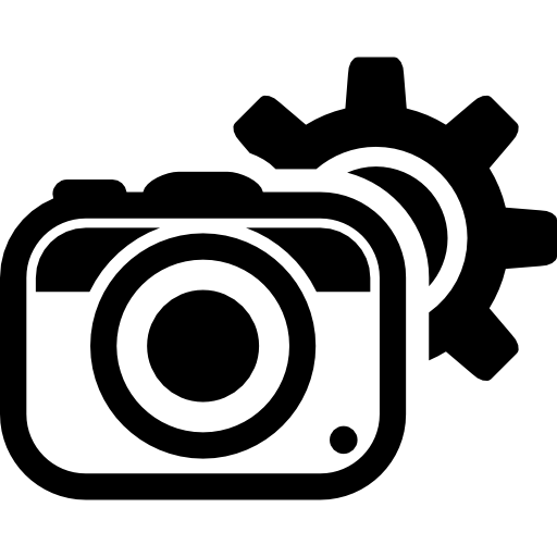 Gear Settings Configuration Photo Cameras Cogwheel Photo Camera Photo Icons Symbol Interface Symbols Icon