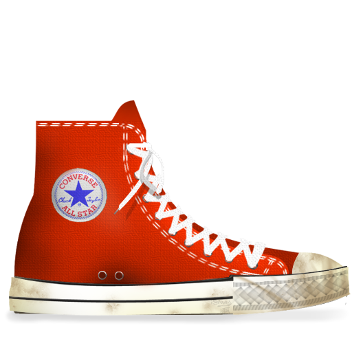Dirty red converse online