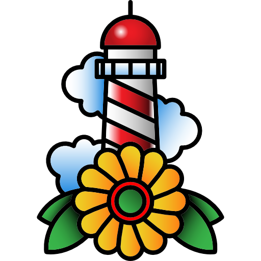 Download Buildings Hipster Lighthouse Old School Vintage Tattoo Icon