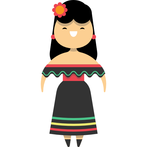 Mexican Woman, people, Mexico, traditional, Ethnic icon