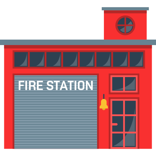 buildings, firefighters, truck, Firemen, Emergencies ... Alt=christmas fireplace transparent png clip art.