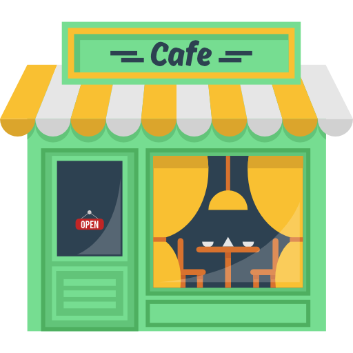 Hot Drink Building Coffee Shop Buildings Coffee Machine Cafe Icon