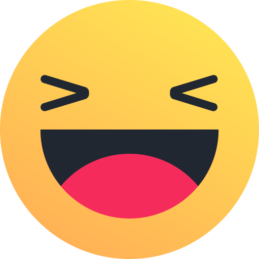 laugh, Emoticon, smile, joy, happy, Emoji, reaction icon