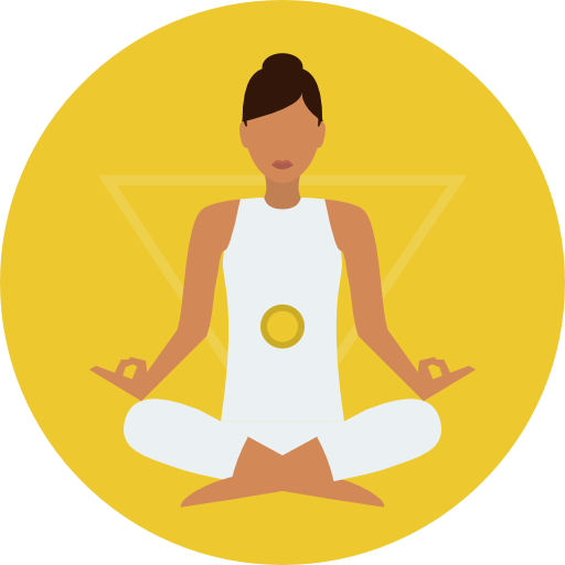 Yoga - Sign. Symbol - The Lotus Posture. Meditation. Relax