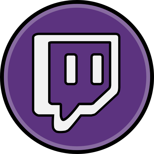 Twitch, media, Social icon