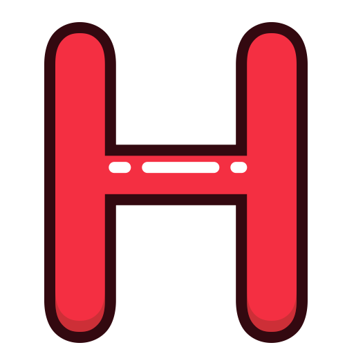 H, Letter, red, Alphabet, letters icon H, Letter, red, Alphabet, letters icon