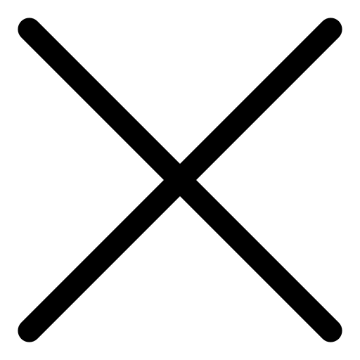 Letter X, Error, cancel, forbidden, signs, shapes, prohibition icon