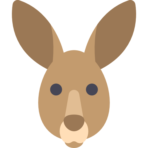 kangaroo face clipart - photo #22