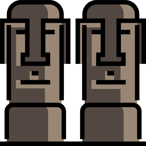 Moai, chile, easter, island, statue, emoji icon - Download on Iconfinder